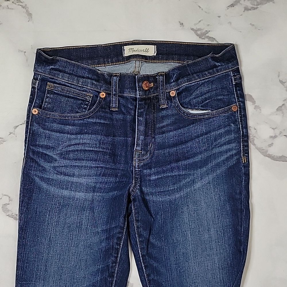Madewell Dark Wash Skinny Skinny Jeans - Picture 2 of 6